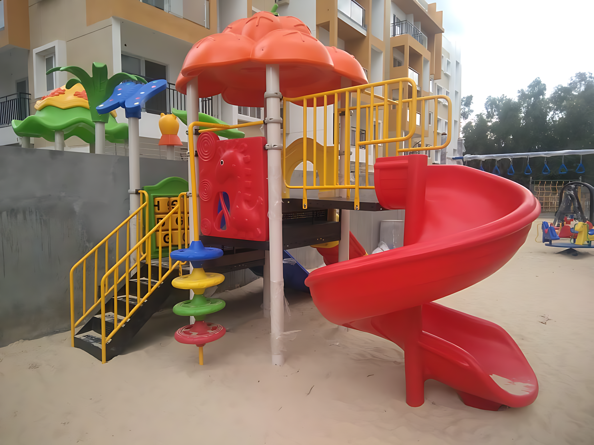 Spiral Slide For Kids